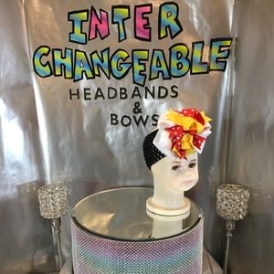 Infants and girls interchangeable headbands & bows